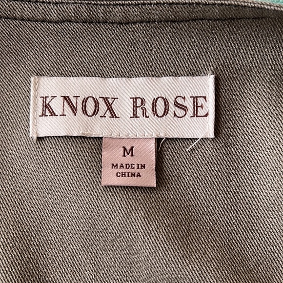 NWT Knox Rose, Embroidered Sleeve Detail, Cinched Waist, Drawstring tie Jacket - Picture 6 of 9